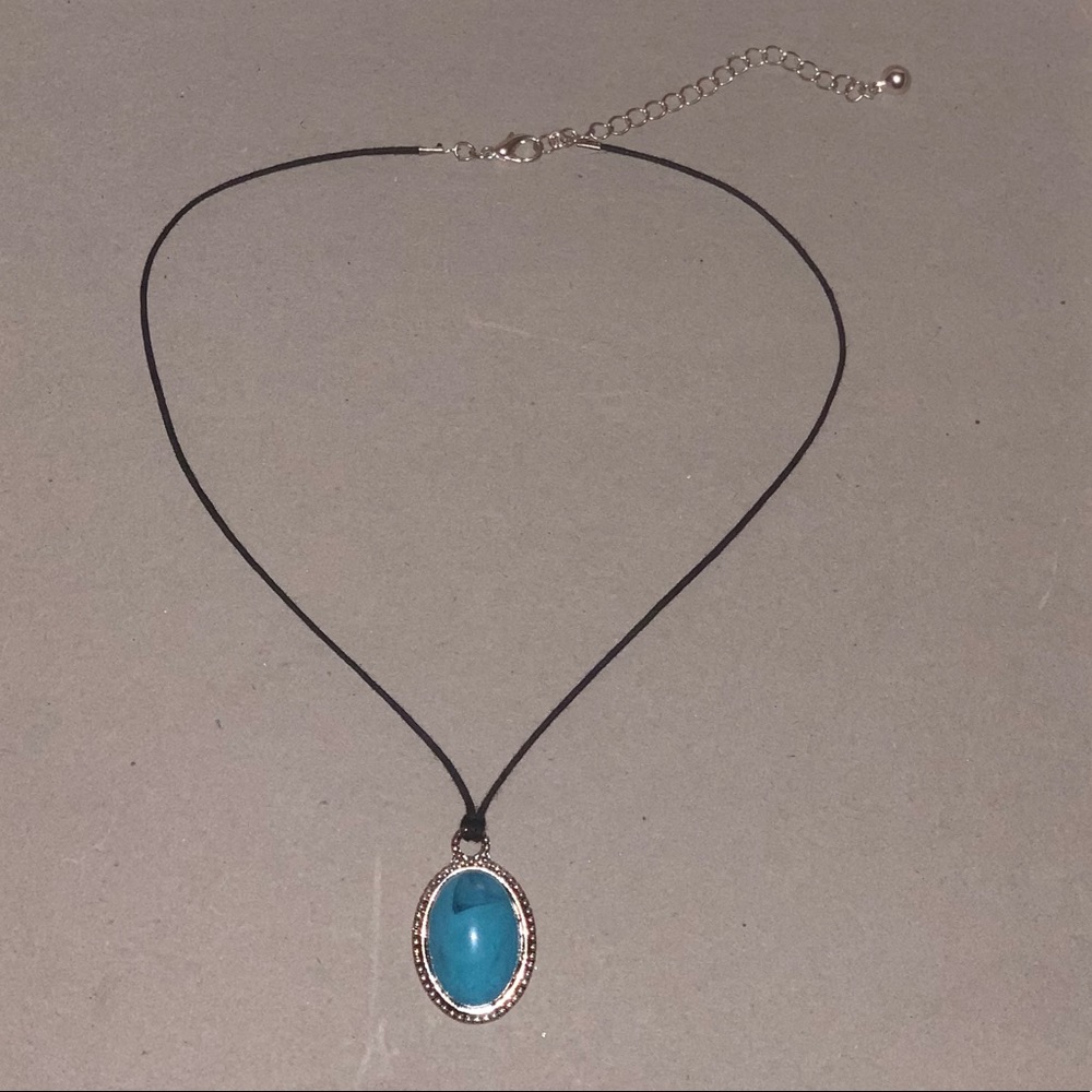 Blue Pendant Necklace